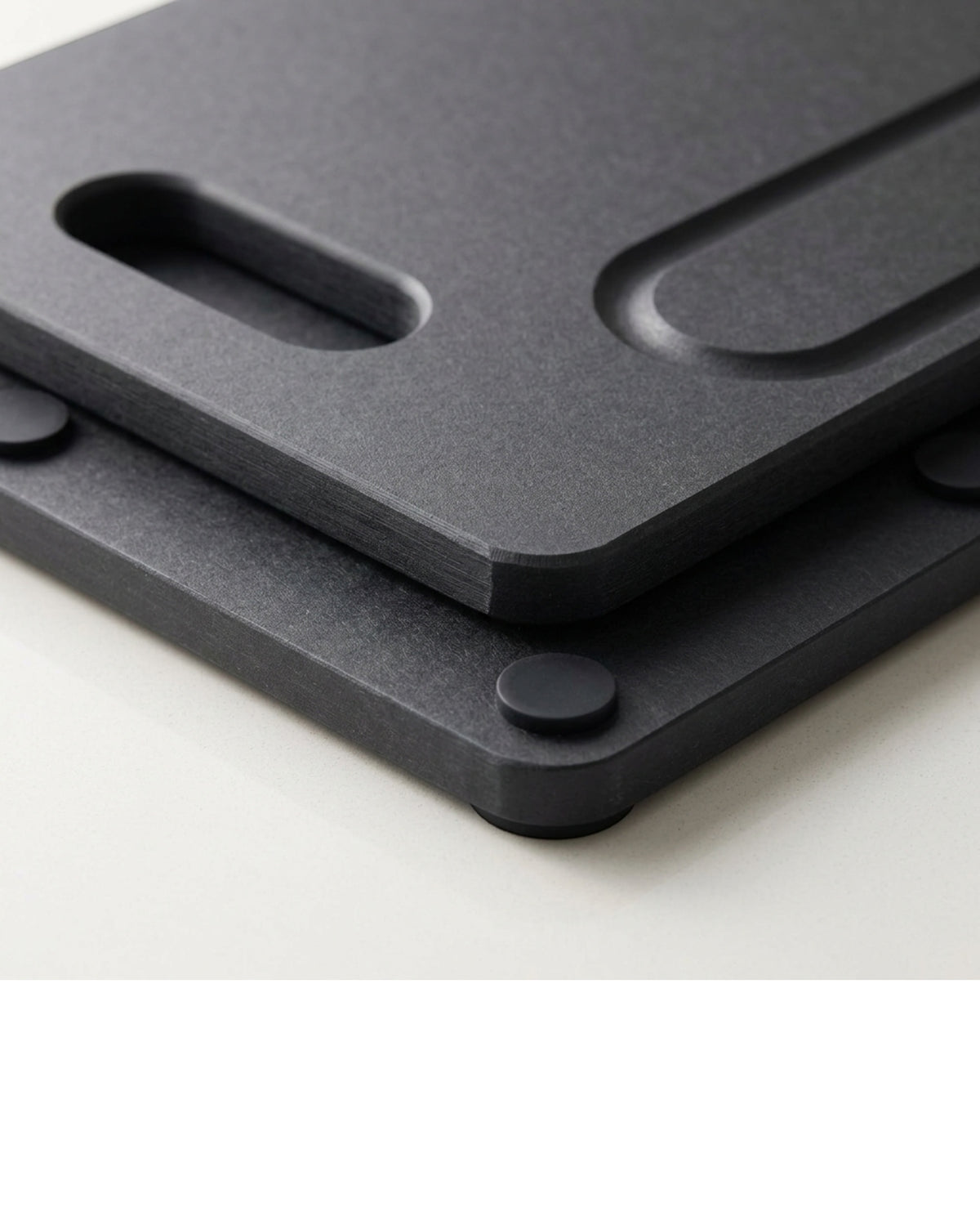 Wvgkn Dual-Slot Paper Composite Cutting Board 38 x 27 cm Charcoal - Detail view